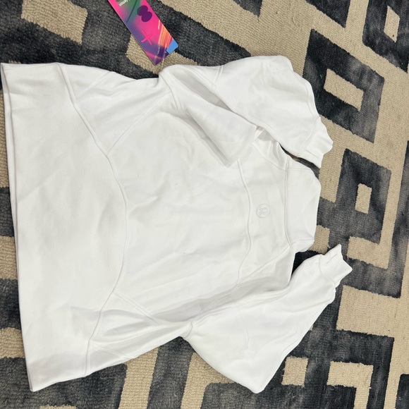 Lululemon White Scuba Oversized Funnel Neck half zip pride edition - Picture 4 of 4